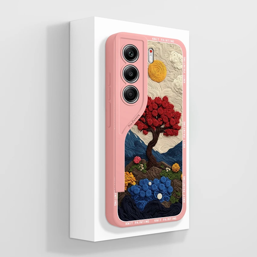 Elegant Floral Silicone Protective Phone Case - Anti-Fall Smooth Cover