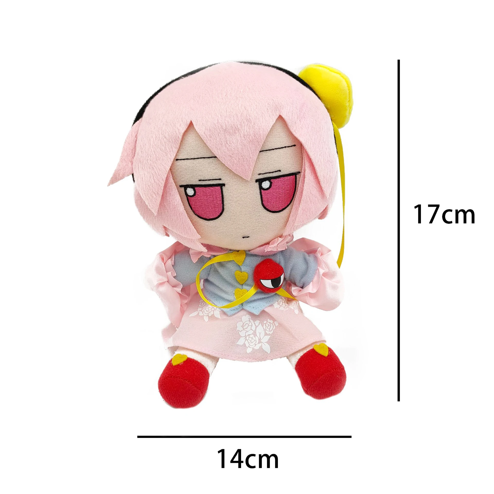 thumbnail image 1 of TouHou Project Fumo Plush Toy Sealed Club Lolita Stuffed Doll Plushie Figure Hakurei Reimu Komeiji Koishi Saigyouji Yuyuko Gifts, 1 of 5