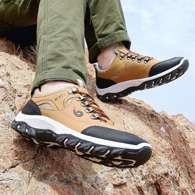 Men Hiking Shoes New Outdoor Casual Sneakers Comfortable Lightweight Shoes for Men Flats Large Sized 48 Walking Sneakers 3