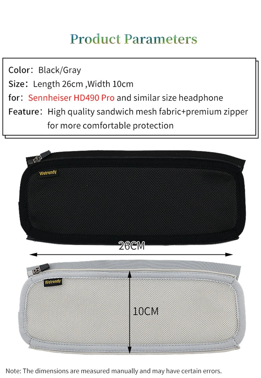 Headphone Head Beam Cover for SENNHEISER HD 490 Pro Earphone Protective Case HD490 Pro Headset Headbeam Sleeve
