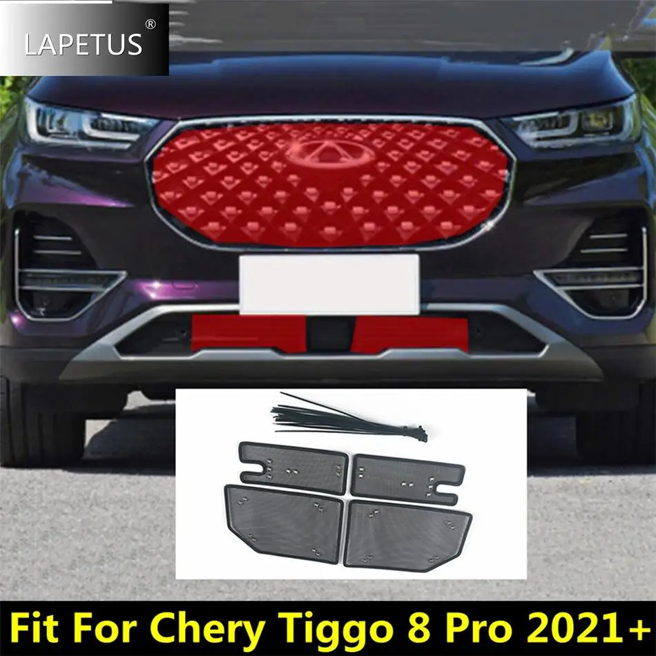 

Accessories Car Middle Insect Screening Mesh Front Grille Insert Net Anti-leaf Dust Protect Kit For Chery Tiggo 8 Pro 2021 2022