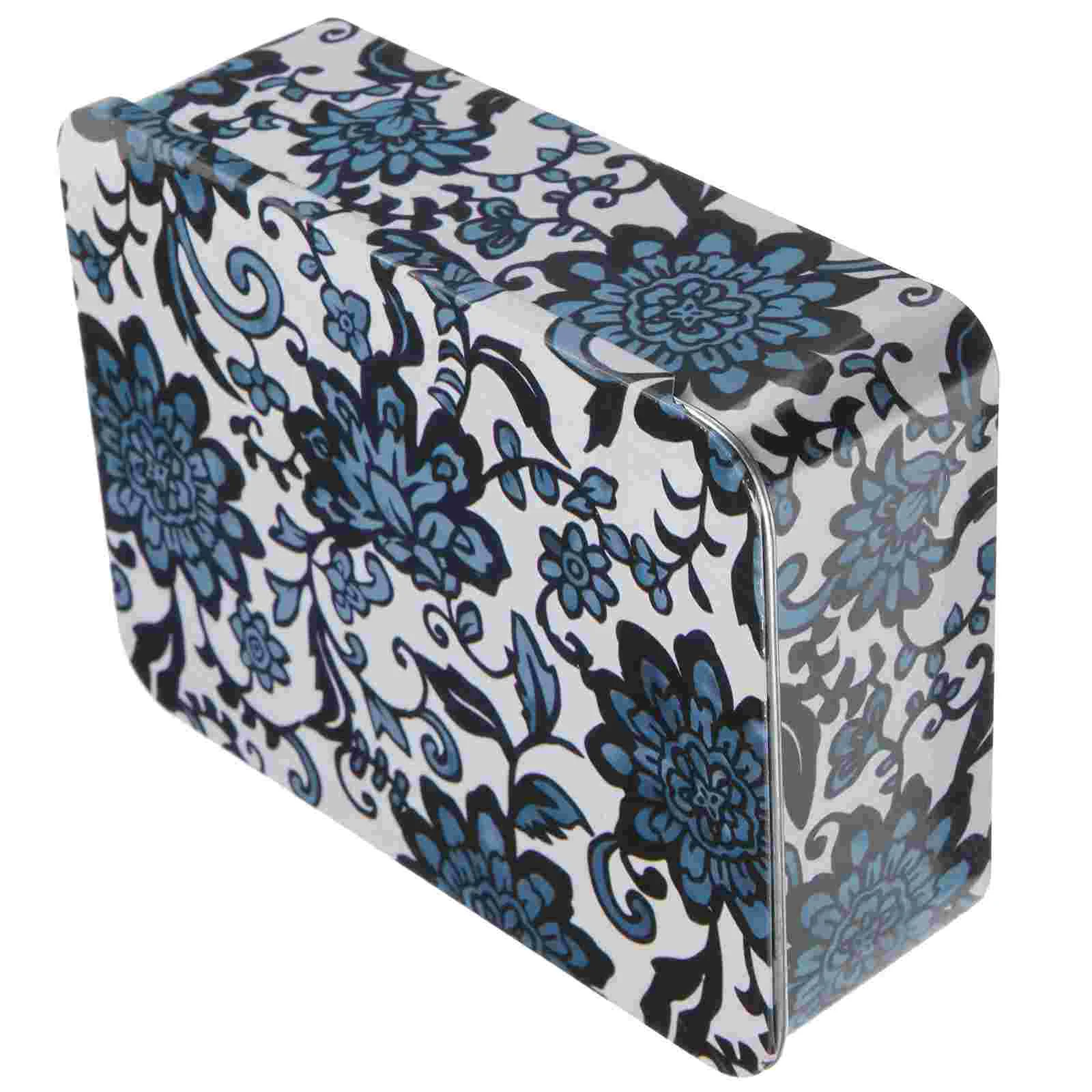 

Candy Tins Metal Tin Lids Tinplate Candy Box Empty Rectangular Metal Storage Tin Can Travel Containers Boxes Cookie