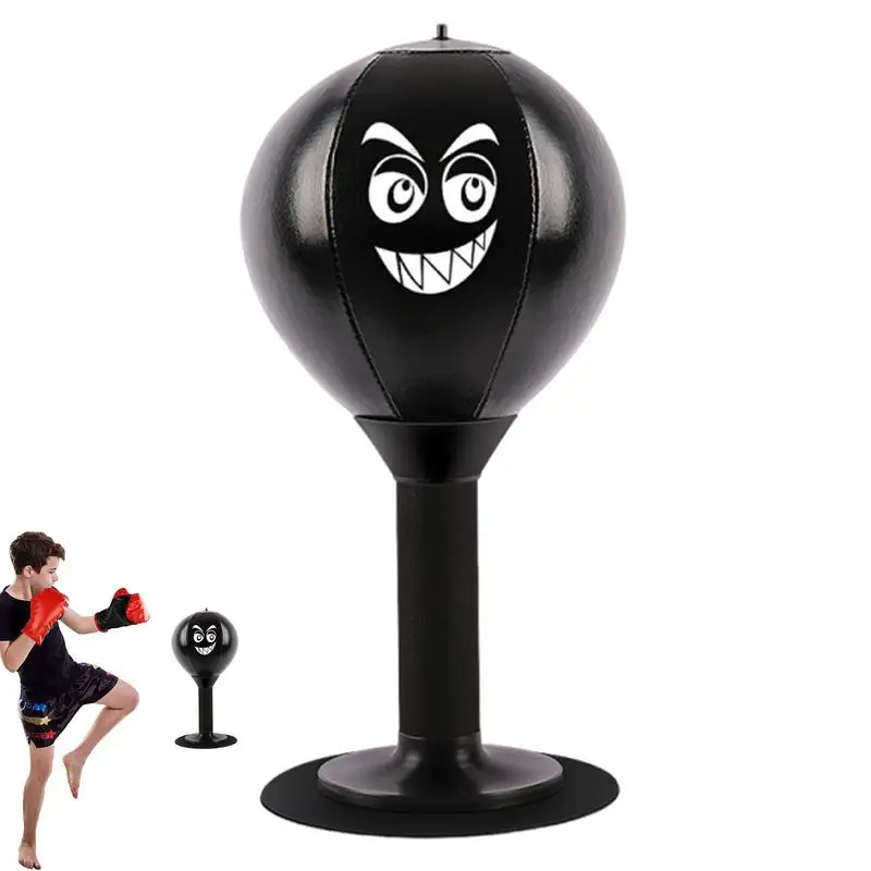 Desktop Punching Bag Stress Relief Punching Bags Stress Release Ball with Suction Cup Tabletop Training Boxing Bag