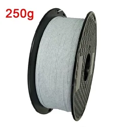 Premium Black & Silver PLA Filament for 3D Printing - Multiple Sizes Available (Marble - 250g)