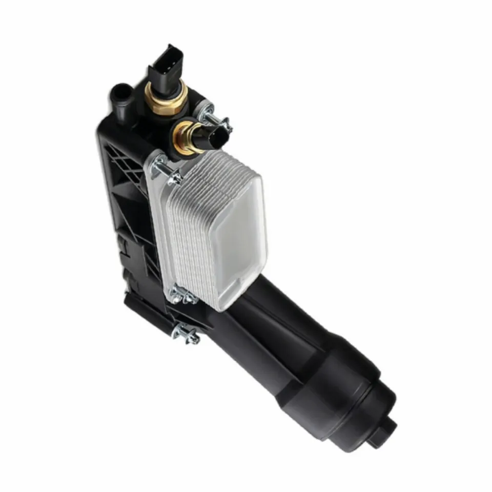 Oil Cooler Housing Engine Oil Cooler & Filter Housing Assembly For Dodge/ Chrysler/Jeep 3.6L (2011-2016) - Aluminum, 3-Year Warranty Dodge Jeep Oil Filter Housing - Foto 3