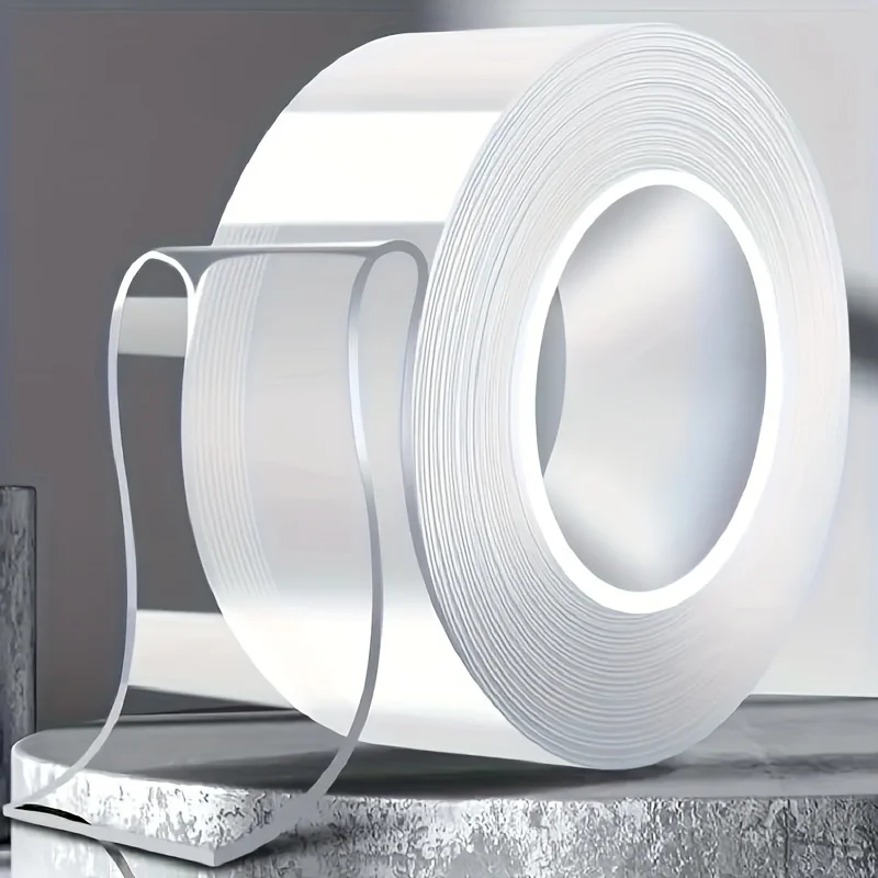 Ultra-Strong Nano Double-Sided Tape Thick Transparent Waterproof High Viscosity Multipurpose Reusable Gel Grip Tape