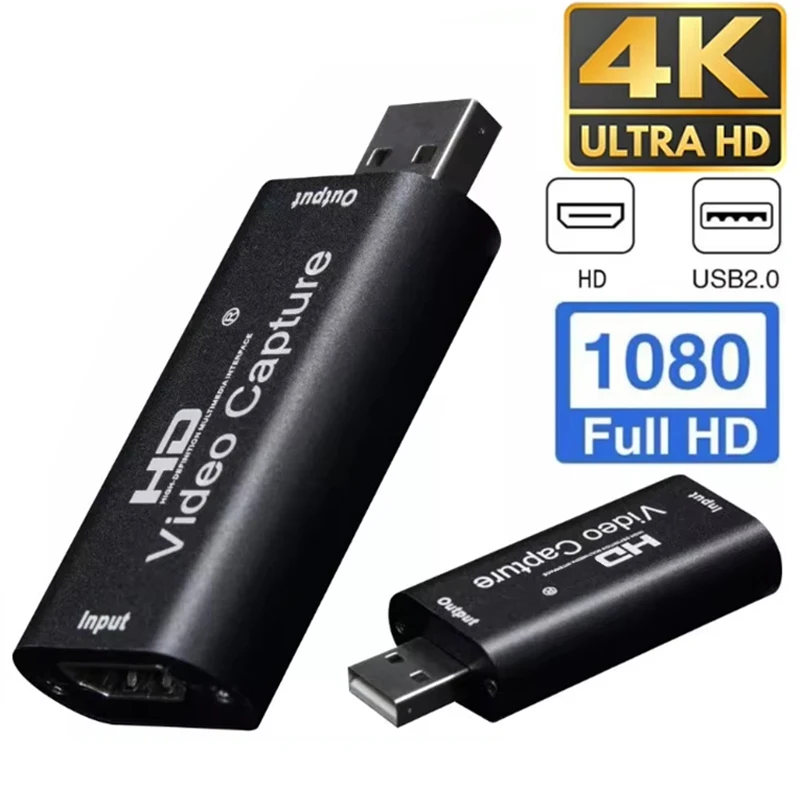 High-Resolution Video Capture Card with USB Connectivity