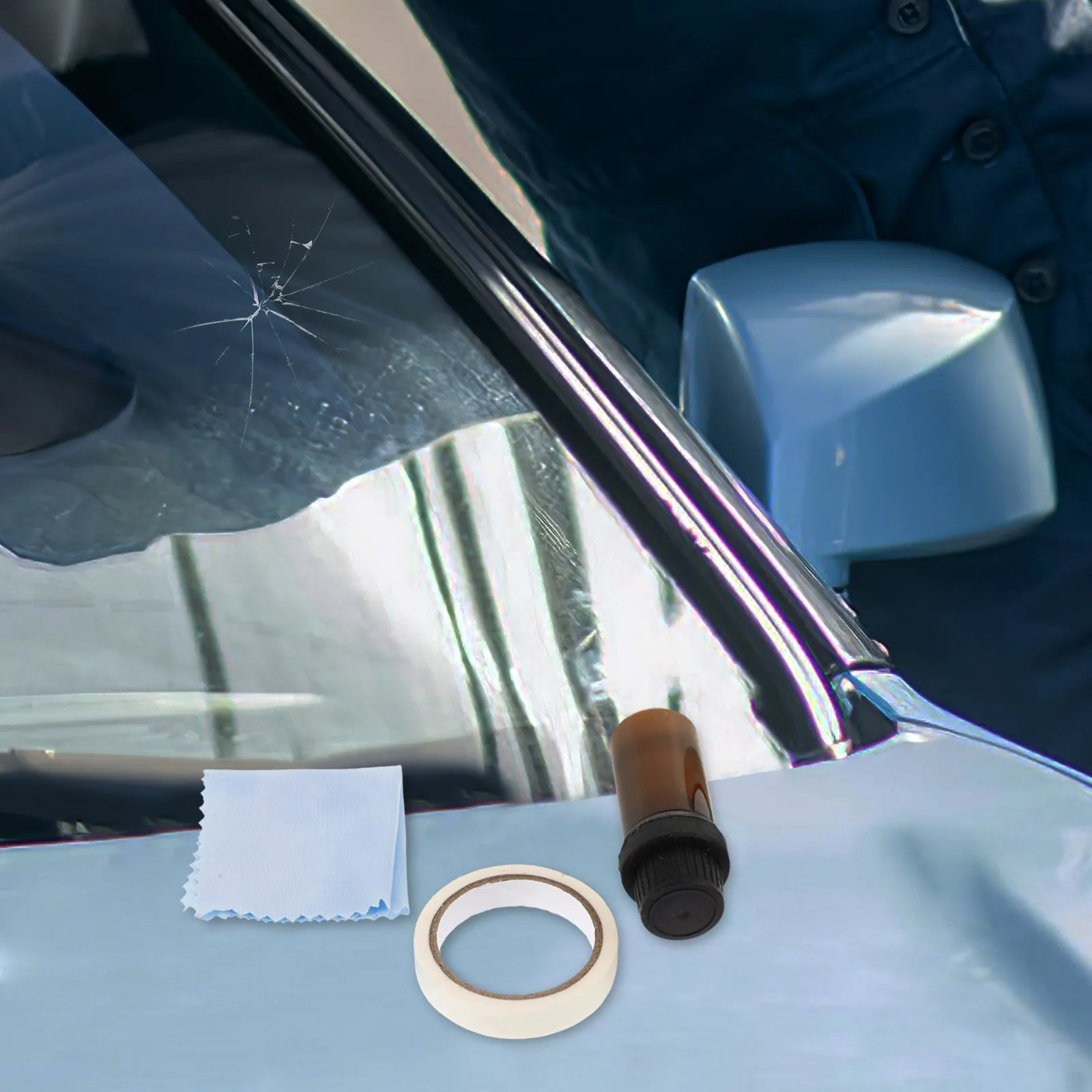 1세트 후면 창문 김서림 방지기 수리 키트 간편 DIY 자동차 제상기 도구 완벽 자동차 그리드 수리 도구 시야 확보 도구