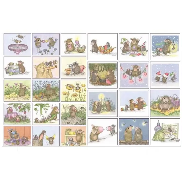 2023 Cute mouse Transparent Clear Silicone Stamp/Seal for DIY scrapbook/photo album Decorative clear stamp sheets ST0974
