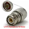 Connector N to UHF PL259 SO239 Male Plug & Female Jack Straight RF Coaxial adapter UHF To N For radio antenna Wire Terminals 5