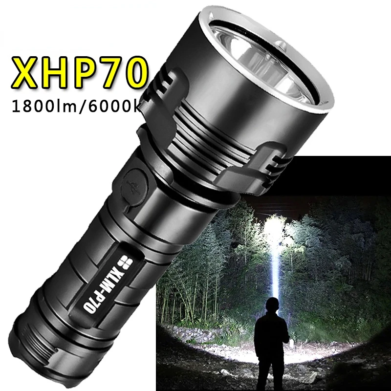 12000000LM High Powered LED Flashlight Super Bright Torch USB - Foto 3
