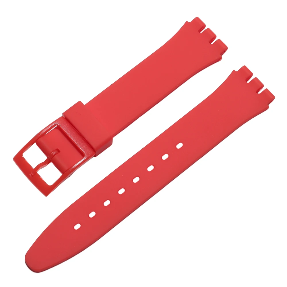 Colorful Silicone Sports Watch Strap - Durable Rubber Replacement Band