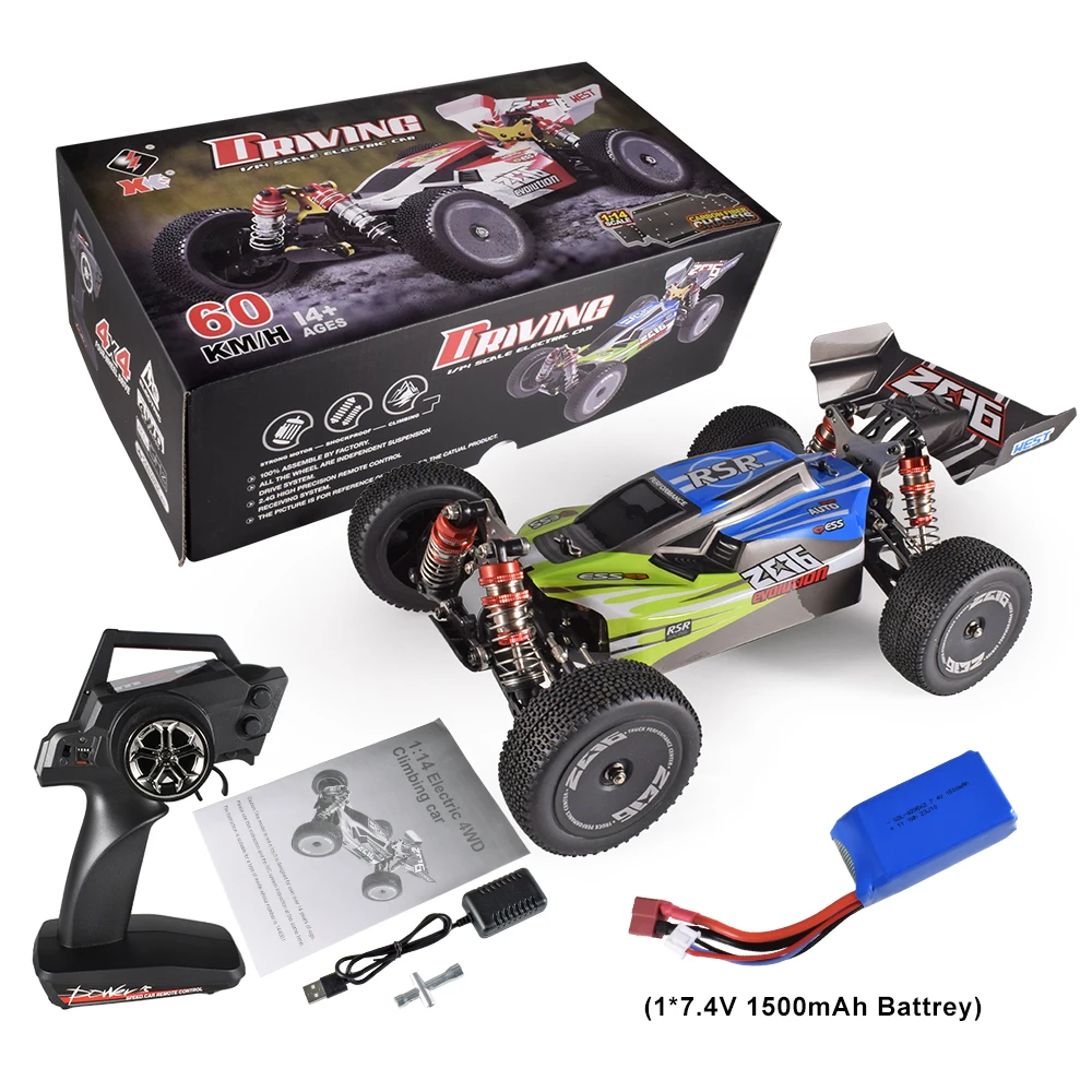 WLtoys XK 144012 4WD RC카 1/14, 4x4 오프로드 드리프트 레이싱 카, 60 km/h 2.4G 550 모터 전기 자동차, 성인 및 어린이 선물