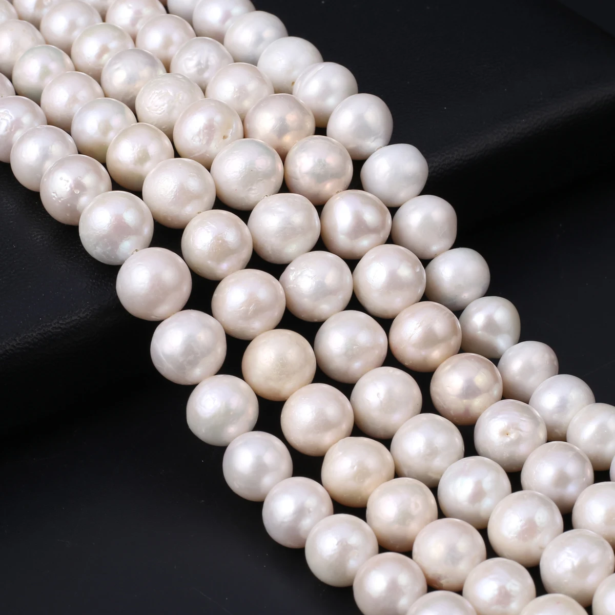 

Wholesale AA+ Natural White Freshwater Pearl Round Loose Spacer Beads For DIY Making Bracelet Necklace Jewelry Strand 10-11mm