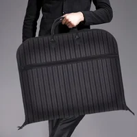 Garment Bags Oxford Cloth Striped Clothes Dust Cover Dress Protection Case Dustproof Suit Pack Suit Storage Handbag 1