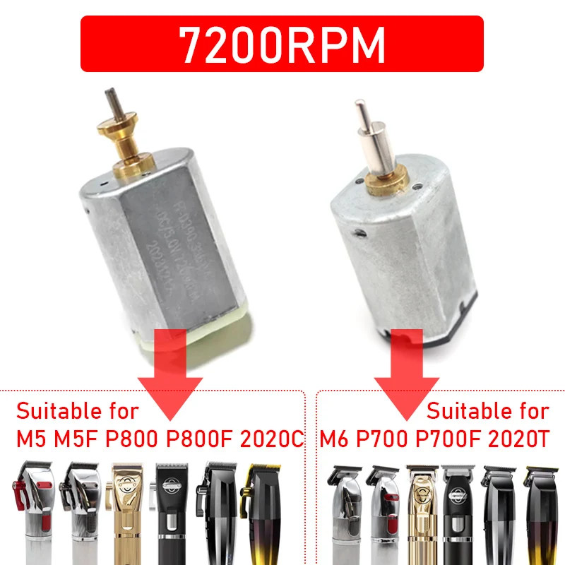 7200 RPM Hair Clipper Motor Engine Professional Repair Replacement Tool Apply to M5(f) P800(f) 2020C and M6 P700(f) 2020T 4hk1 engine fuel pump supply pump 8973060449 87560106 apply for case cx225sr cx210b cx240b cx210c cx235c cx250c