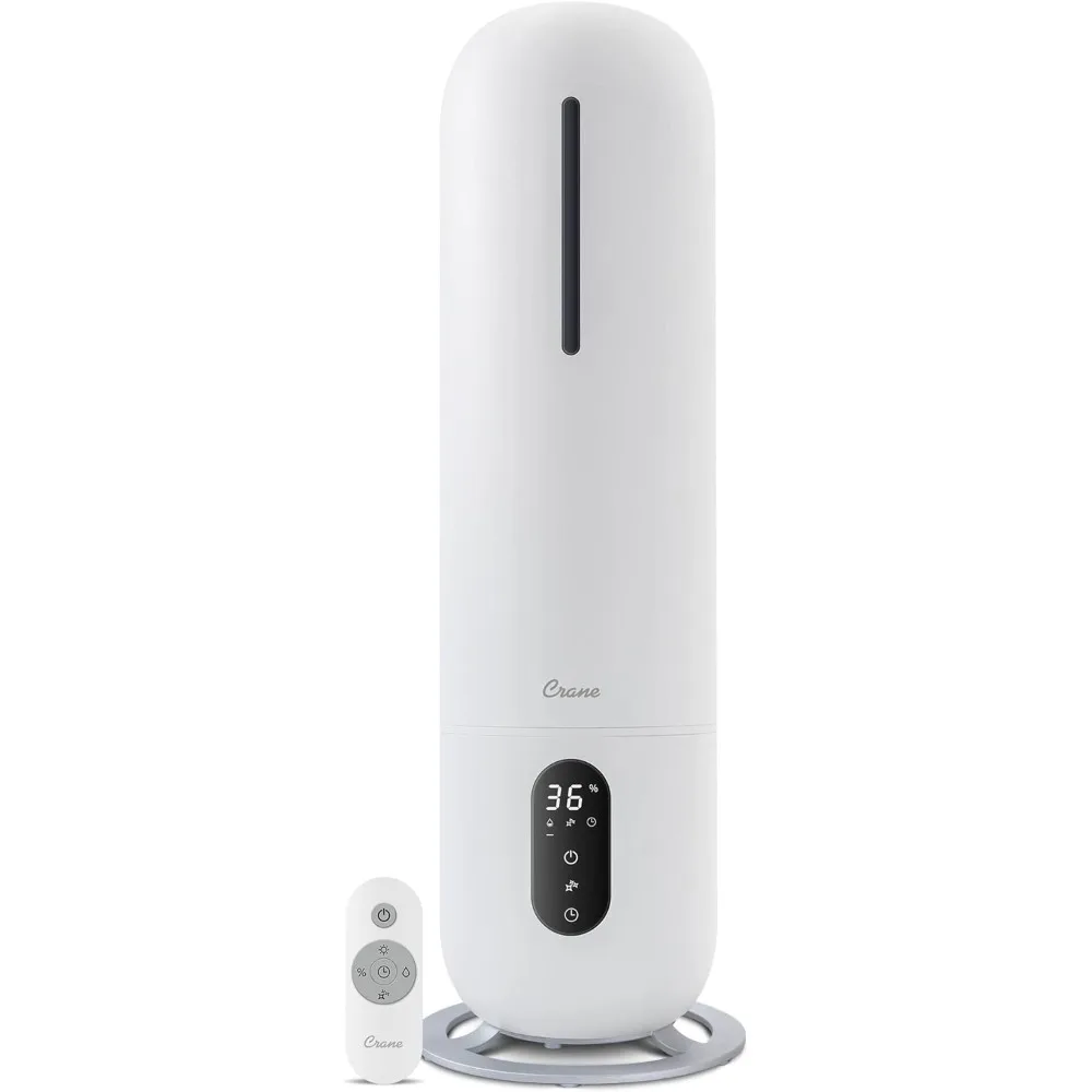 

Ultrasonic Cool Mist Tower Humidifier, 2 Gallon,White,EE-6917