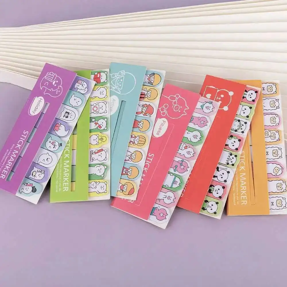 1 stück Lytwtw der Kawaii Schreibwaren Cartoon Marker Memo Pad Lesezeichen Flaggen Index Tab Sticky Notes Label Papier Aufkleber – Detail 15