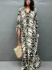 Kaftan Dresses for Women V-Neck Boho Plus Size Caftan for Beach Bathing Suit Cover Up for Moomoo Dresses
