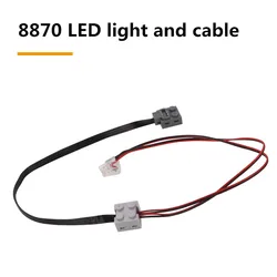 Enhanced Servo Motor Receiver Control for Power Functions Train Blocks Set - Upgraded Version (LED light and cable)