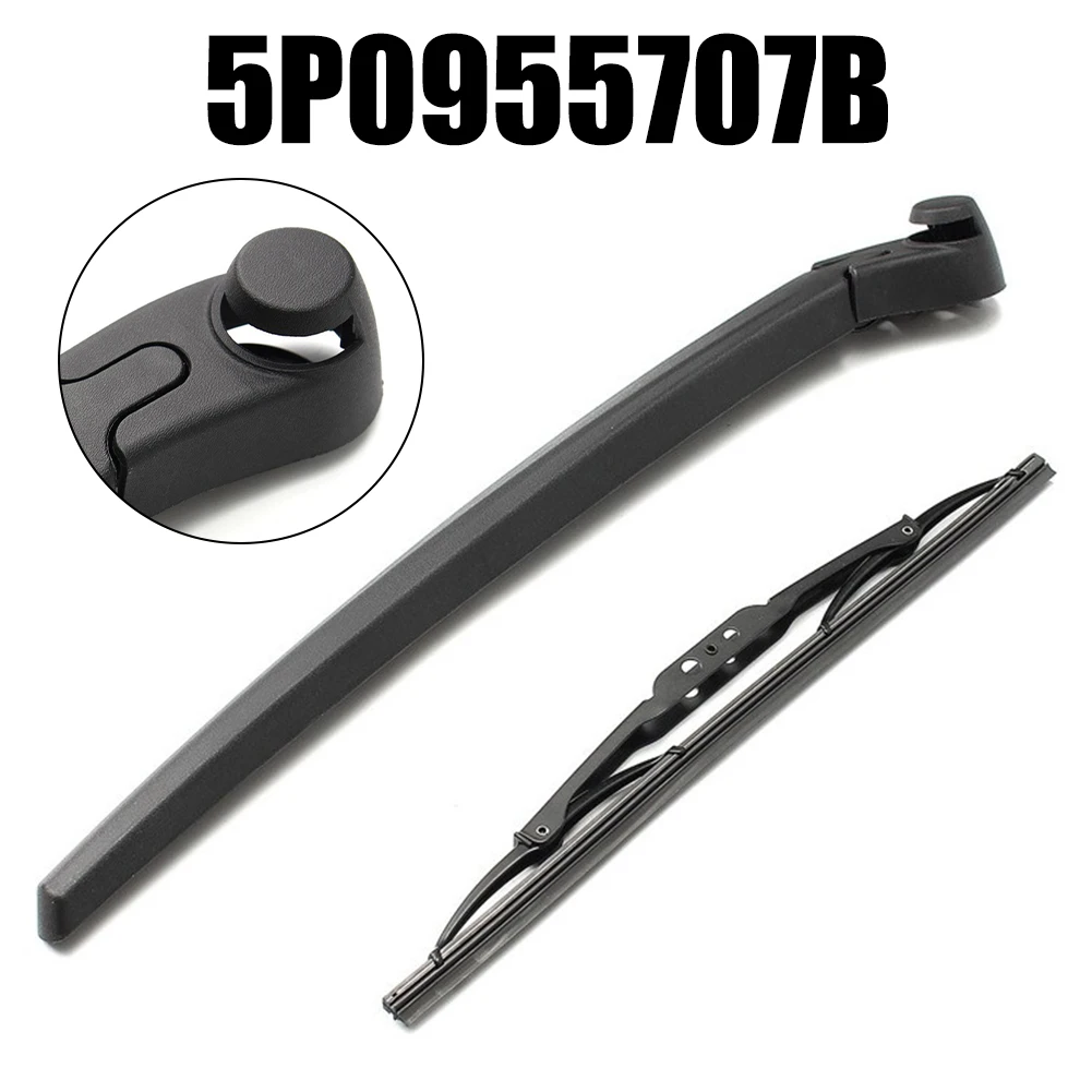 

1 Set Car Rear Wiper For Seat For ALTEA 2004-2013 For IBIZA 2002-2008 5P0955707B Black ABS Rear Wiper Arm + Wiper Accessories