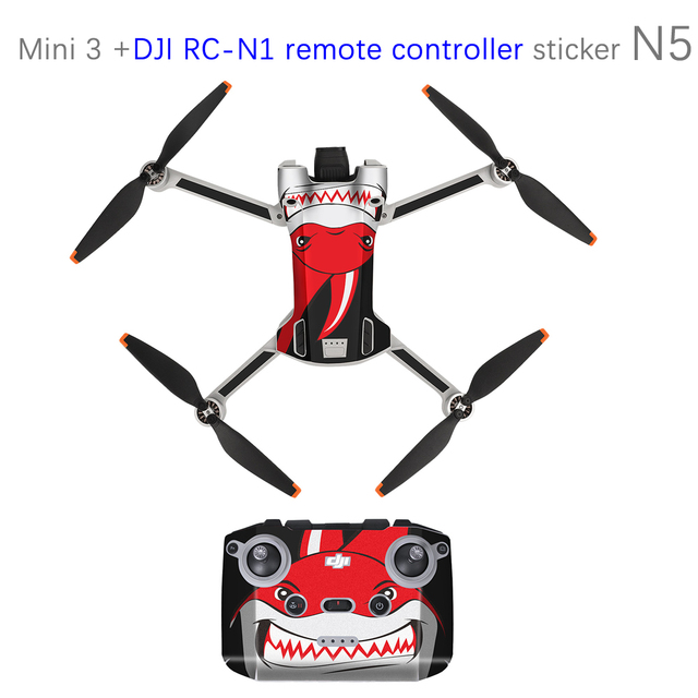 Stickers for DJI Mini 3 Pro Skin Scratch Resistant Waterproof for DJI RC Remote Control Sticker Accessories