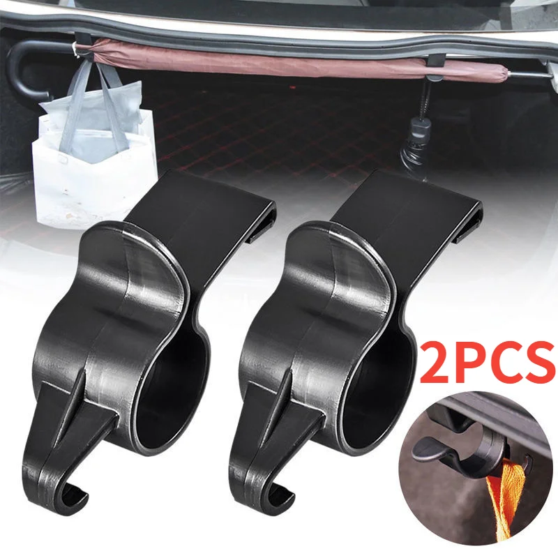 

2PCS Car Umbrella Holder Car Trunk Hook Multi-function Hanger Towel Hook Car Organizer Storage Holder Auto Interior Accessories