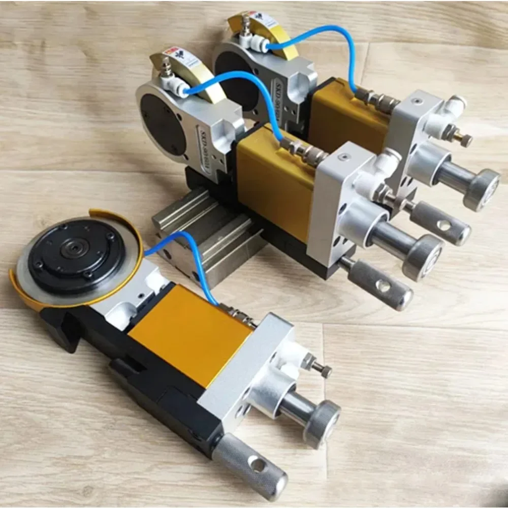 

Plastic film cutting industrial circular knife slitting and shearing pneumatic knife holder type 90