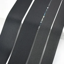Durable Black Nylon Webbing Tape for DIY Projects and Accessories (RD113 - Black)
