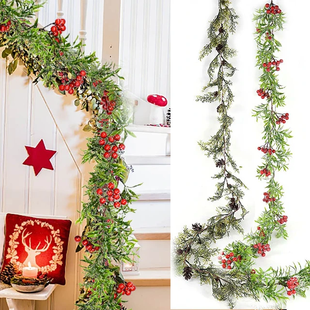 10/1Pcs Artificial Red Berry Stems Christmas Holly Berry Branches DIY  Garland Xmas Tree Ornaments Xmas Party Decortions Crafts - AliExpress