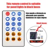 Wiscolor 12x60cm LED Matrix Pixel Panel Scrolling Bright Advertising LED Sign Flexible USB 5V LED Car Sign Bluetooth App Control 4