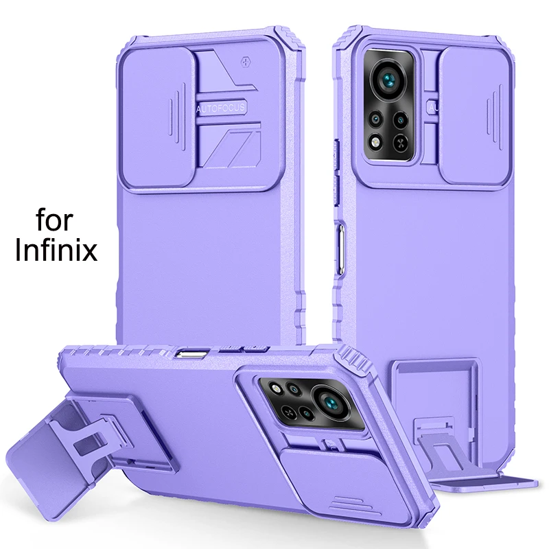 

Case for Infinix Note 9 10 11 Pro Shockproof Phone Cover with Live Kickstand for Infinix Smart 6 5 HOT 10S 11S NFC 9 10 12 Play