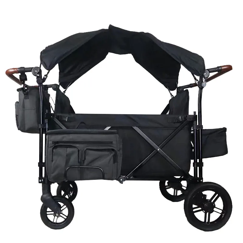 Chariot de jardin pliable pour bébé, camping de plage, chesdistricts age