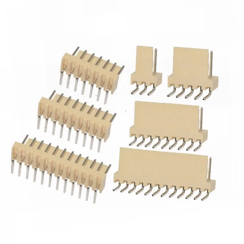 

50pcs/lot Male Connector Right Angle Pin Header KF2510 2AW 3AW 4AW 5AW 6AW 8AW 9AW 12AW AW/AWT 2510 2.54 mm 2.54mm