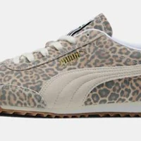 PUMA Arizona Leo Chaussures décontractées unisexes à semelle fine et imprimé léopard Marron-gris 403045-01 2