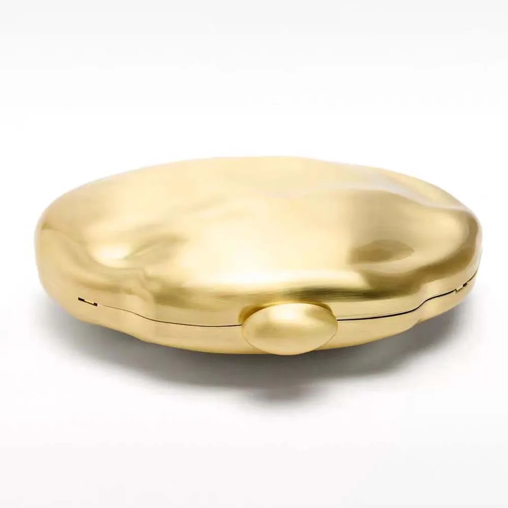 2025 New Designer Evening Bag for Women - Trendy Acrylic Clutch Purse with Chain Elegant Ellipse Shoulder Bag for Party Wedding