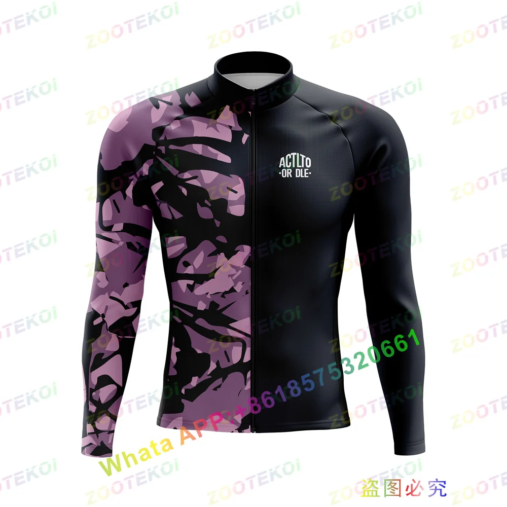 

ACTLTO OR DLE WINTER JACKET Thermal Fleece Men Cycling jacket Long Sleeve Cycling Bike Clothing 사이클링 겨울 재킷