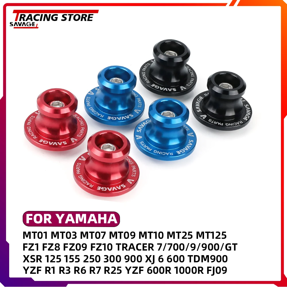 

Motorcycle Swingarm Spools Slider For YAMAHA MT01 MT03 MT07 MT09 MT10 MT25 MT125 YZF R1 R3 R6 R7 R25 Tracer 7 700 9 900 GT XSR