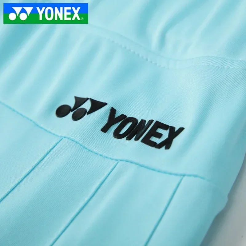 YONEX Women's Badminton Pants Skirt Breathable Fast Drying White Running Skirt Tennis Casual Sports Shorts Yoga Pants