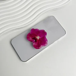 Acrylic Flower Folding Phone Grip & Stand - Trendy Universal Smartphone Accessory (S7)