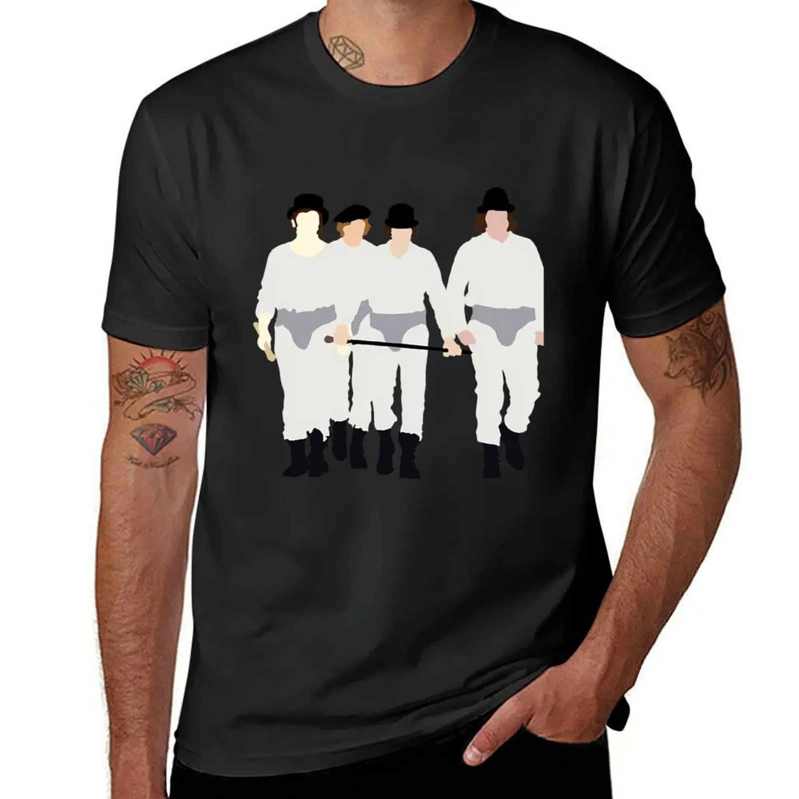 A Clóckwórk Droogs - Droogs T-Shirt summer clothes anime clothes oversizeds men clothing