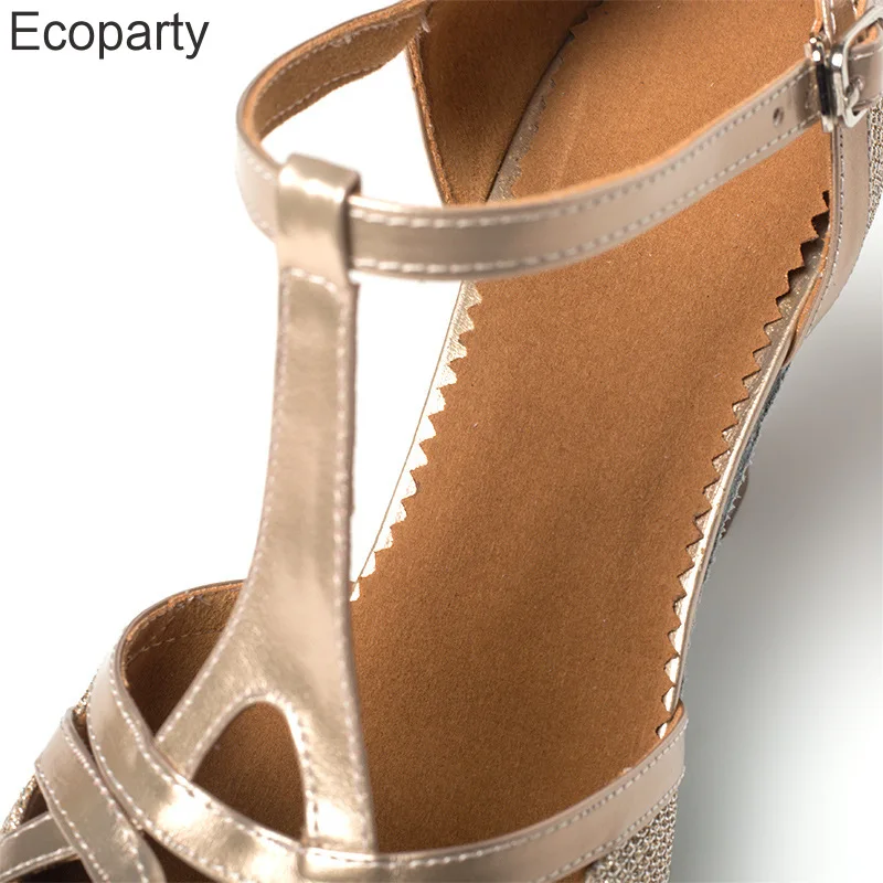 Misu Women's Closed Toe Dance Shoes - 2.7" Heel, Suede Sole, For Latin Salsa Tango Ballroom