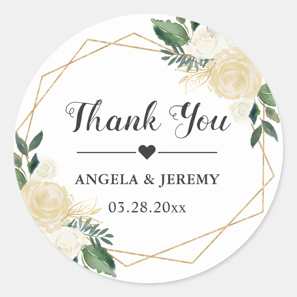 Custom Wedding Stickers, Invitations Seals, Favors Labels, Birthday,  Personalised, Thank You, Hennaday, Baby Shower, Baptism