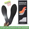 1.2mm Carbon Fiber Insole and Shock-absorbing Insole, Foot Fractures, Hallux Rigidus and Limitus, Rigid Shoe Insert for Sports 1