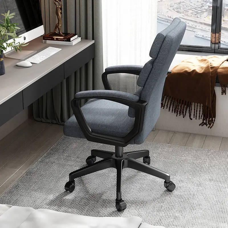 High Handle Office Chair Fashion Comfort Swivel Back Support Leisure Wheels Modern Design Chairs Boss Mobili Ergonomic Furniture