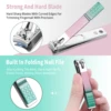 7/12/18 pcs Nail Clipper, Rainbow Chameleon Manicure Nail Kits, Stainless Steel Professional Pedicure Set, Nail Scissors, Nail F 2