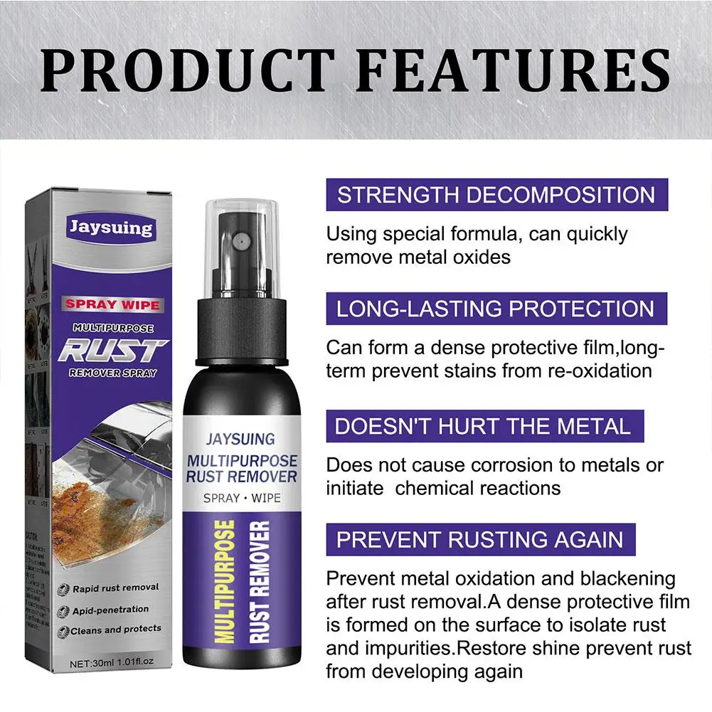 Metal Rust Remover Car Wheel Polishing Spray