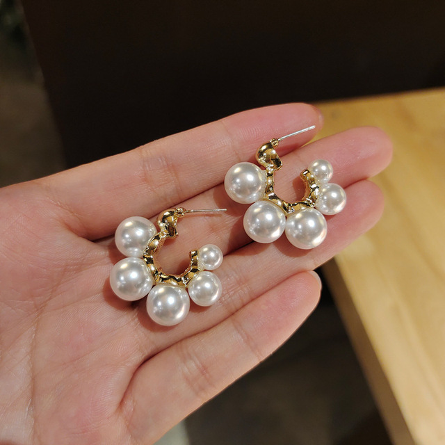 New Fashion Unique Personality Shiny Simple Love Tassel Peach Heart Earrings Party Jewelry Exquisite Gift Wholesale