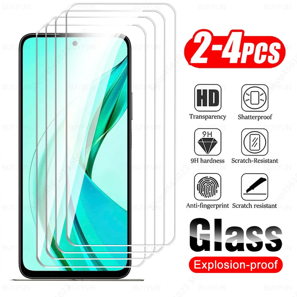 Premium Tempered Glass Screen Protector for Honor Smartphones - 2/4 Pack