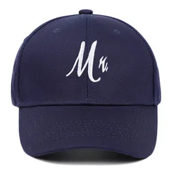 Embroidered Adjustable Baseball Caps for Parents - Thoughtful Gift for Mom and Dad (Navy blue MR)
